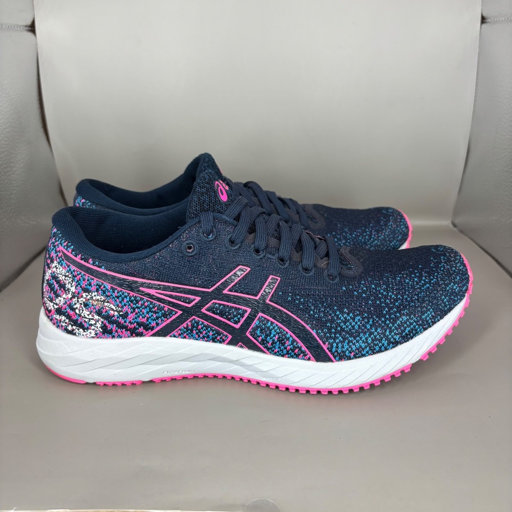 ASICS Gel-DS Trainer 26 Navy Pink Blue Running Shoes 1012B090 Womens Size 6